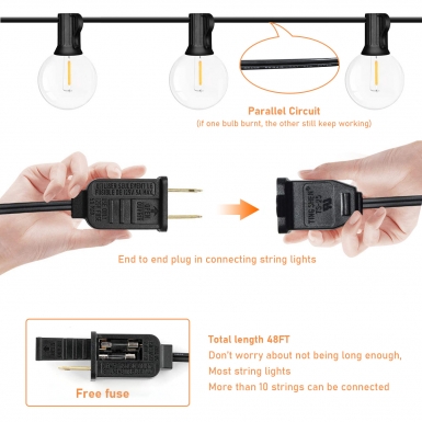 LED户外灯 - HCP096 G40高压灯串